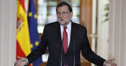 Mariano Rajoy, este viernes. 