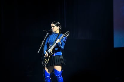 Rosalía, en su actuación en Almería.