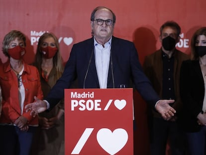 Ángel Gabilondo, el pasado martes tras conocer los resultados de las elecciones en Madrid.