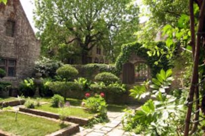 Jardín de Hof Arents, en Brujas.