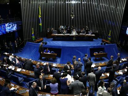 Plen&aacute;rio do Senado, onde o debate ocorre nesta quinta. 