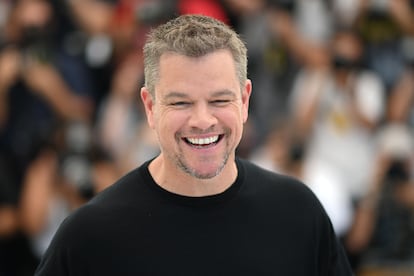 Matt Damon, en la presentación ante la prensa de 'Cuestión de sangre'.