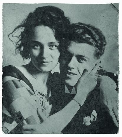 Georgette y René Magritte, Bruselas, 1922