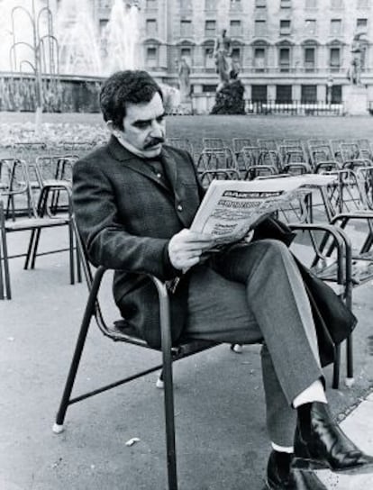 El Gabo en Barcelona en los años setenta.