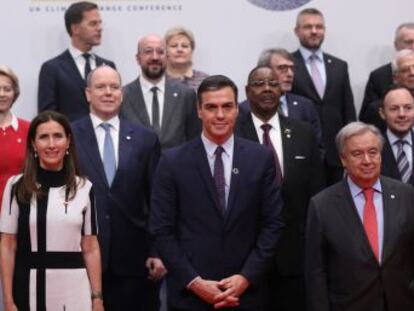 El presidente en funciones llama a Europa a liderar la acción contra el calentamiento global durante la inauguración de la cumbre.