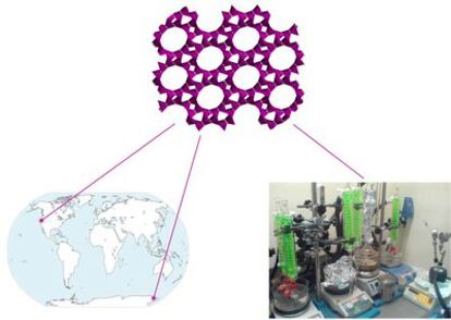 La zeolita bogsita, que sólo se encuentra en muy pocos lugares del mundo, se ha sintetizado en laboratorio en Valencia.