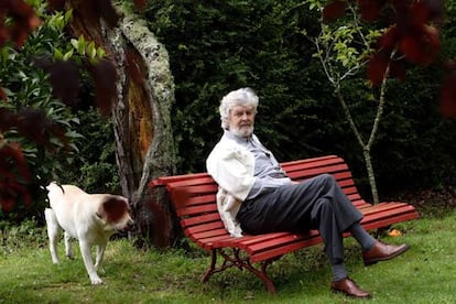 Xosé Manuel Beiras, fotografiado el pasado jueves en su casa, cerca de Santiago de Compostela.