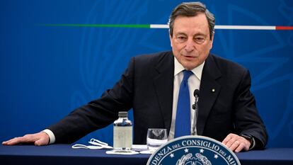 Mario Draghi, el jueves en Roma.