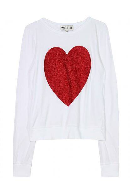 Camiseta con corazón, de Wildfox.