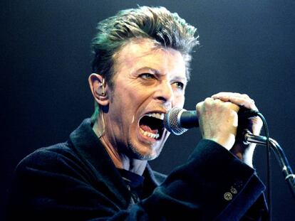 El cantant brit&agrave;nic David Bowie.