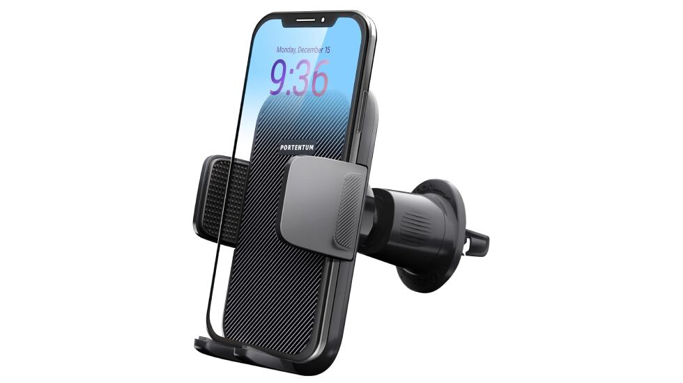 Soporte universal de móvil para el coche. CORTESÍA DE AMAZON