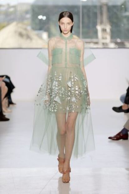 Otra de las creaciones de Delpozo en la semana de la moda en Nueva York.