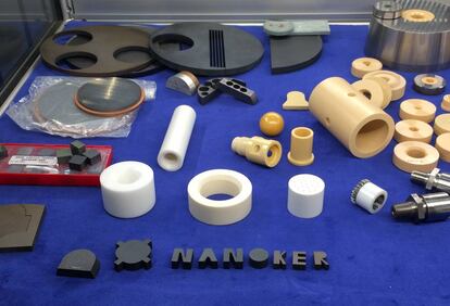 Algunos productos fabricados por Nanoker.