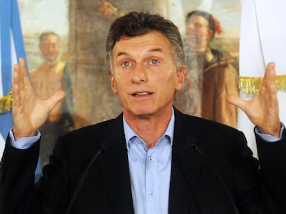 El presidente de Argentina, Mauricio Macri.