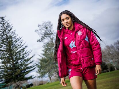 Salma Paralluelo en Auckland, durante el Mundial de Australia y Nueva Zelanda.