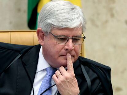 Rodrigo Janot en la Suprema Corte en Brasilia. 
