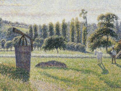 'La fábrica de ladrillos Delafolie, en Éragny', de Camille Pissarro.