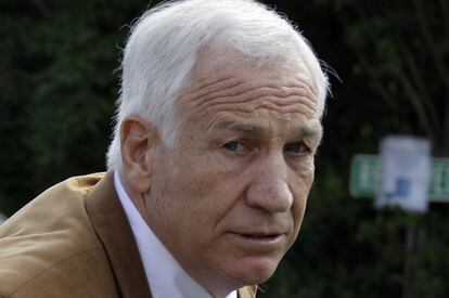 El extrenador ayudante de la Universidad de Penn State, Jerry Sandusky.