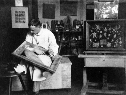 el artista alemán Paul Klee se convirtió en una referencia en la pintura