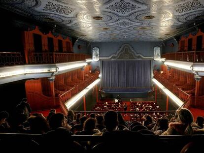 Una sesión en la sala grande del Cine Doré, una de las sedes de la Filmoteca Española.