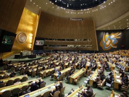 El presidente de EE UU solo logra que ocho países se sitúen de su lado en la Asamblea General