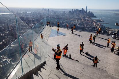 La azotea mirador de los pisos 100 y 101 del edificio Hudson Yards, en Manhattan (Nueva York).