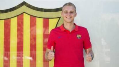 Jasper Cillessen a les instal.lacions del FC Barcelona