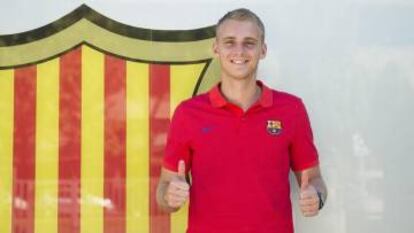 Jasper Cillessen a les instal.lacions del FC Barcelona