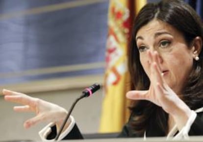 La portavoz parlamentaria socialista, Soraya Rodríguez. EFE/Archivo