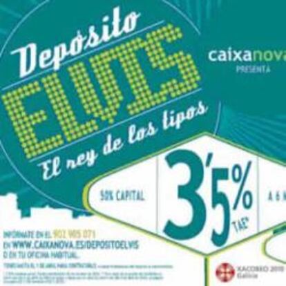 Caixanova lanza el Depósito Elvis