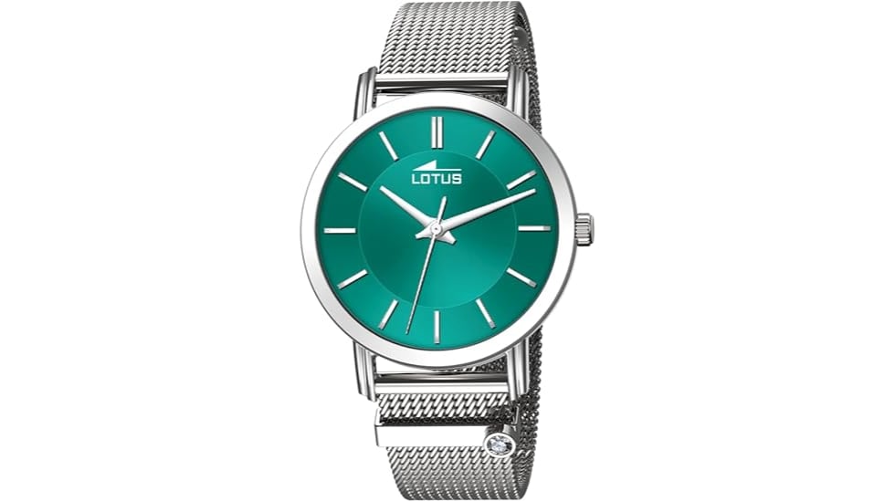 Reloj analógico de la marca Lotus.