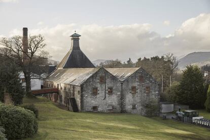 La destilería Aberfeldy, en Escocia.