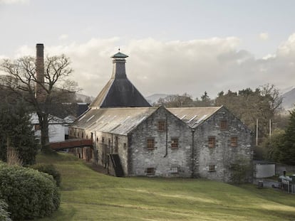 La destilería Aberfeldy, en Escocia.