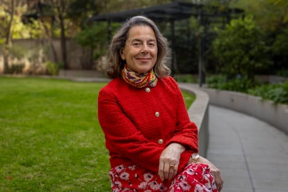 María Soledad Font, madre de Gabriel Boric, en Santiago, el 23 de julio.