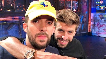 David Broncano y Gerard Piqué en 'La resistencia'.