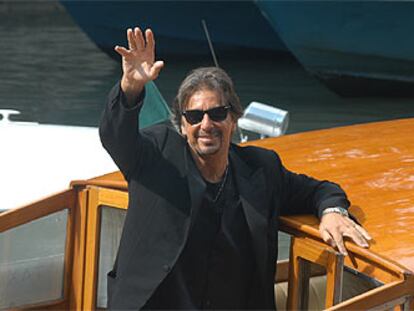 Al Pacino presentó en Venecia su película <i>El mercader de Venecia.</i>