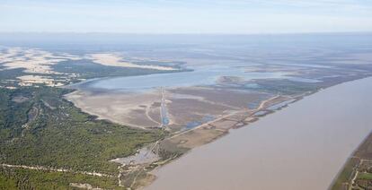 Estuario del río Guadalquivir.