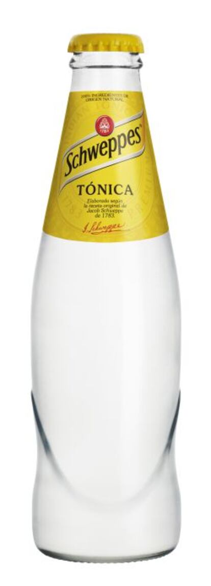 Botella de t&oacute;nica Schweppes