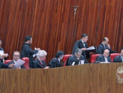 O plen&aacute;rio do Tribunal Superior Eleitoral.