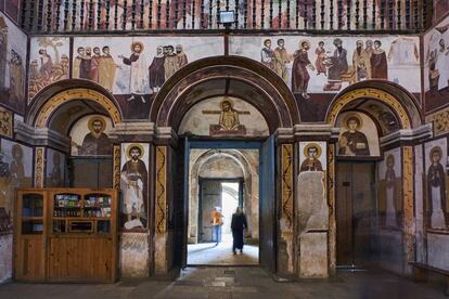 El monasterio de Gelati, en Kutaisi (Georgia).