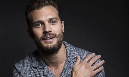 Jamie Dornan, en la promoción de la cinta "Anthropoid" en Nueva York.