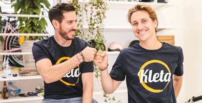 Diego Casabe y Falk Siegel, cofundadores de Kleta.