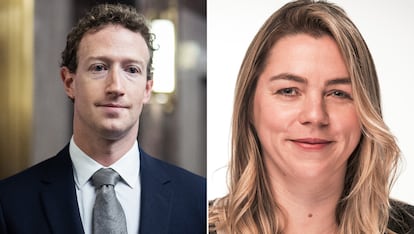 Mark Zuckerberg y Sarah Wynn-Williams