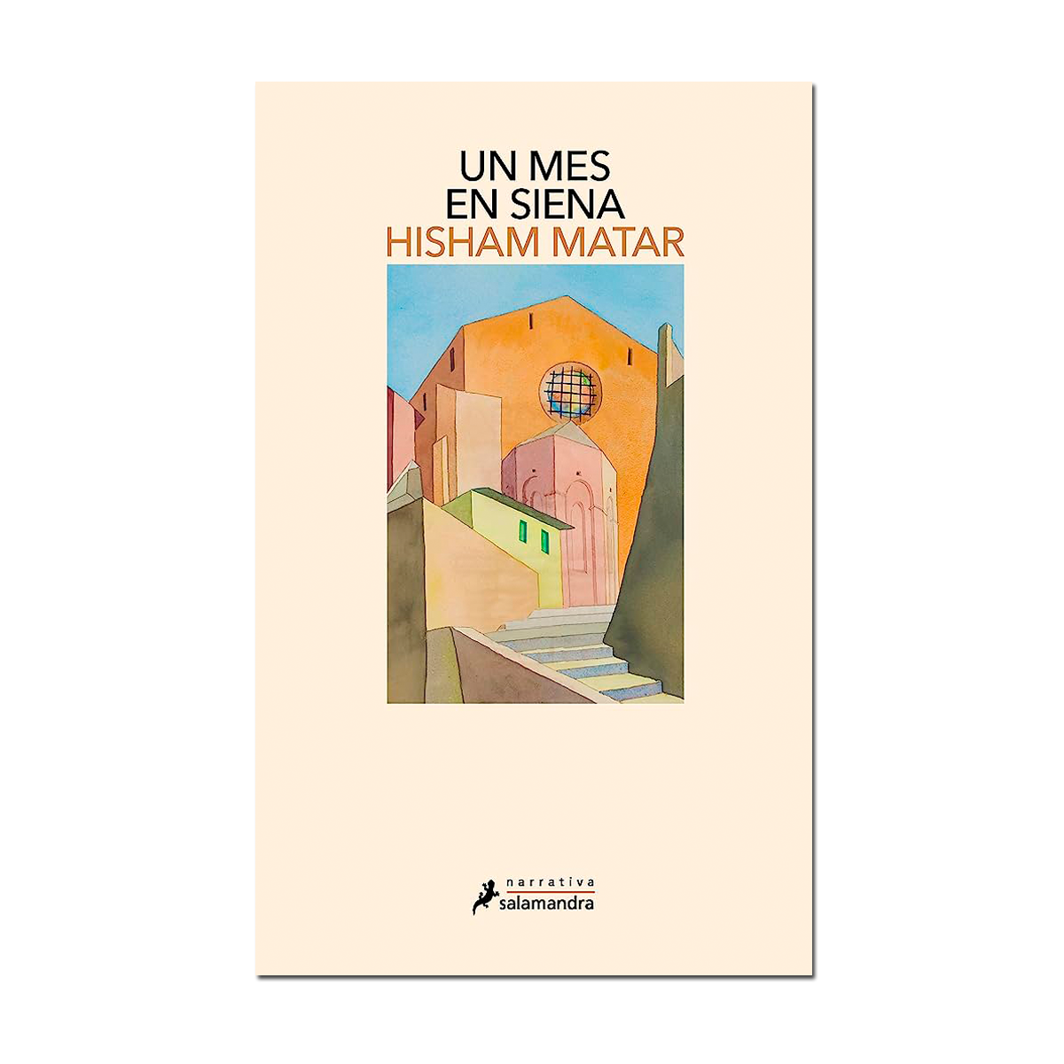 Portada del libro 'Un mes en Siena', cedida por la editorial Salamandra.