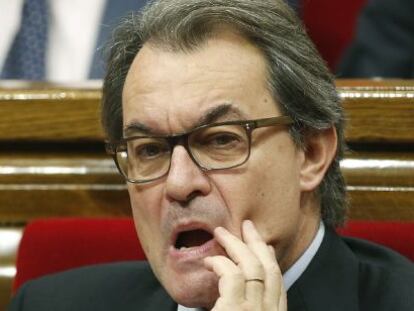 El presidente de la Generalitat en funciones, Artur Mas.