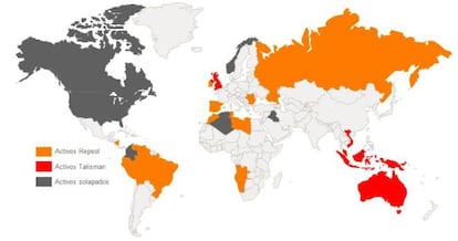 Presencia de Repsol en el mundo