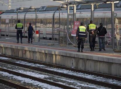 Estación de Colmenar Viejo donde falleció Pedro Varela.