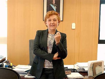 La directora de RTVE, Carmen Caffarel, poco después de su nombramiento en abril de 2004.