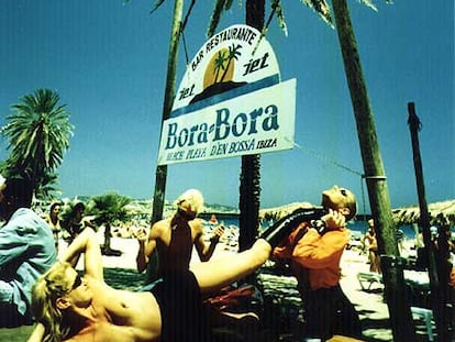 Bora Bora, uno de los más famosos 'reafters' de Ibiza