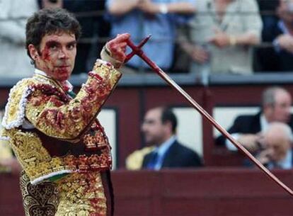 José Tomás, en la plaza de Las Ventas.